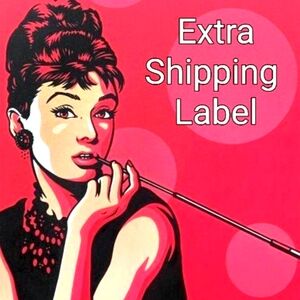 Extra shipping label